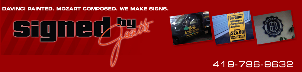 Signed by Josette - 419-796-9632